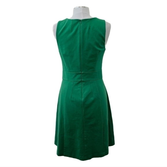 Boden green dress sleeveless pleated midi 8R - Picture 11 of 15